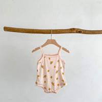 Load image into Gallery viewer, Baby Girls Fruit Print Rompers Wholesale 230403502
