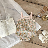 Load image into Gallery viewer, Baby Girls Fruit Print Rompers Wholesale 230403502
