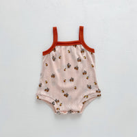 Load image into Gallery viewer, Baby Girls Fruit Print Rompers Wholesale 230403502
