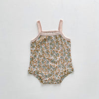 Load image into Gallery viewer, Baby Girls Fruit Print Rompers Wholesale 230403502
