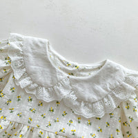 Load image into Gallery viewer, Baby Girls Flower Print Rompers Wholesale 230403532
