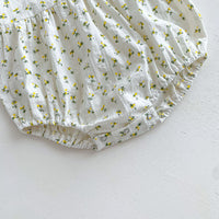 Load image into Gallery viewer, Baby Girls Flower Print Rompers Wholesale 230403532
