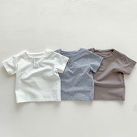 Load image into Gallery viewer, Baby Unisex Solid Color T-Shirts Wholesale 230403534
