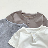 Load image into Gallery viewer, Baby Unisex Solid Color T-Shirts Wholesale 230403534
