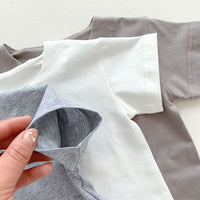 Load image into Gallery viewer, Baby Unisex Solid Color T-Shirts Wholesale 230403534
