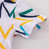 Load image into Gallery viewer, 2 Pieces Set Baby Kid Boys Star Print T-Shirts And Shorts Wholesale 230407172
