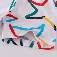 Load image into Gallery viewer, 2 Pieces Set Baby Kid Boys Star Print T-Shirts And Shorts Wholesale 230407172
