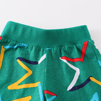 Load image into Gallery viewer, 2 Pieces Set Baby Kid Boys Star Print T-Shirts And Shorts Wholesale 230407173
