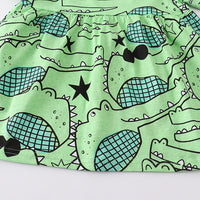 Load image into Gallery viewer, Baby Kid Girls Cartoon Print Dresses Wholesale 230407174
