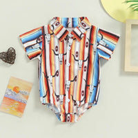 Load image into Gallery viewer, Baby Boys Animals Print Rompers Wholesale 230407181
