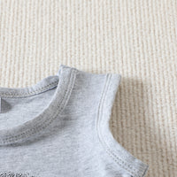 Load image into Gallery viewer, 2 Pieces Set Baby Kid Boys Letters Tank Tops And Solid Color Shorts Wholesale 230407206
