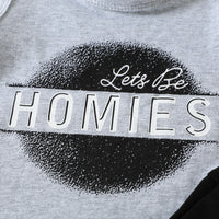 Load image into Gallery viewer, 2 Pieces Set Baby Kid Boys Letters Tank Tops And Solid Color Shorts Wholesale 230407206
