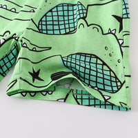 Load image into Gallery viewer, 2 Pieces Set Baby Kid Boys Animals Cartoon Print T-Shirts And Shorts Wholesale 230407209
