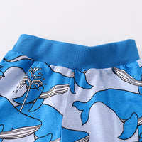 Load image into Gallery viewer, 2 Pieces Set Baby Kid Boys Animals Cartoon Print T-Shirts And Shorts Wholesale 230407210
