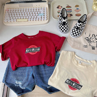 Load image into Gallery viewer, Baby Kid Unisex Letters Print T-Shirts Wholesale 230407285
