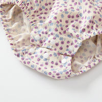Load image into Gallery viewer, Baby Girls Flower Print Rompers Wholesale 230407329
