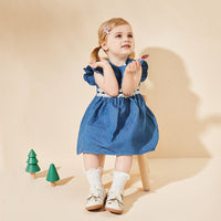 Load image into Gallery viewer, Baby Kid Girls Solid Color Dresses Wholesale 230407330
