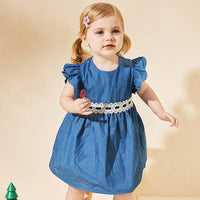 Load image into Gallery viewer, Baby Kid Girls Solid Color Dresses Wholesale 230407330
