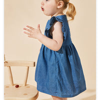 Load image into Gallery viewer, Baby Kid Girls Solid Color Dresses Wholesale 230407330

