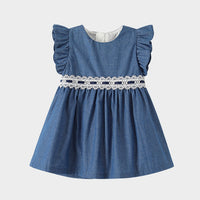 Load image into Gallery viewer, Baby Kid Girls Solid Color Dresses Wholesale 230407330
