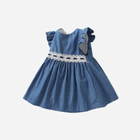 Load image into Gallery viewer, Baby Kid Girls Solid Color Dresses Wholesale 230407330
