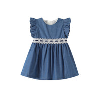 Load image into Gallery viewer, Baby Kid Girls Solid Color Dresses Wholesale 230407330
