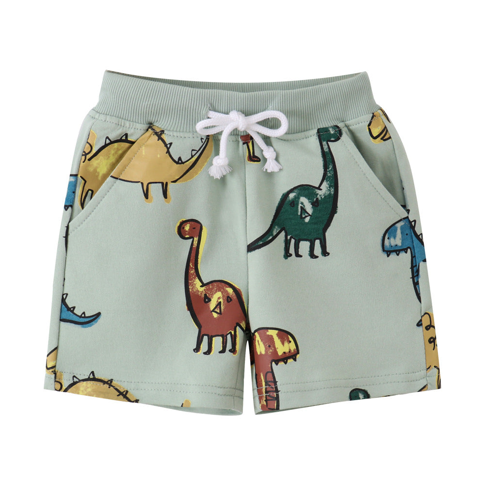 Baby Kid Boys Dinosaur Print Shorts Wholesale 230407376
