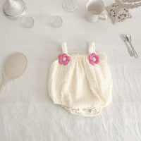 Load image into Gallery viewer, Baby Girls Flower Rompers Wholesale 230407482

