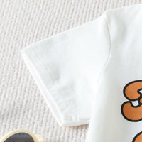 Load image into Gallery viewer, 3 Pieces Set Baby Kid Girls Letters T-Shirts Flower Pants And Bow Headwear Wholesale 230407485
