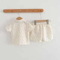 Load image into Gallery viewer, 2 Pieces Set Baby Girls Flower Print Tops And Shorts Wholesale 230407488
