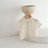 Load image into Gallery viewer, 2 Pieces Set Baby Girls Flower Print Tops And Shorts Wholesale 230407488
