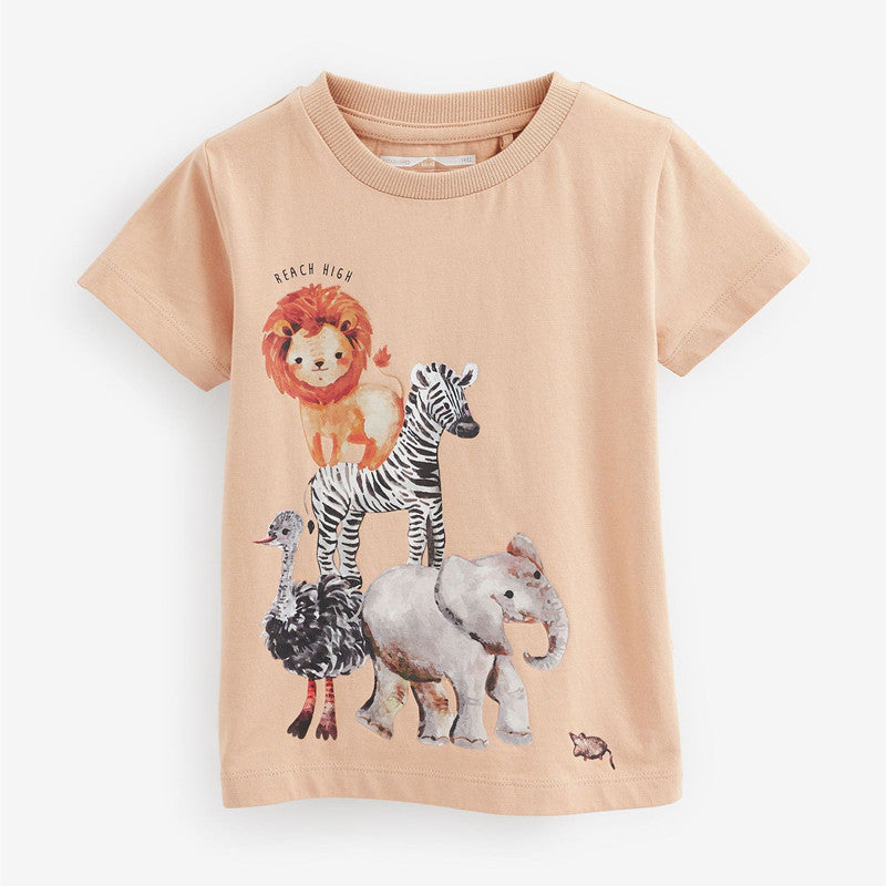 Baby Kid Unisex Animals Print T-Shirts Wholesale 230407495