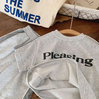 Load image into Gallery viewer, 2 Pieces Set Baby Kid Unisex Letters T-Shirts And Shorts Wholesale 230407502
