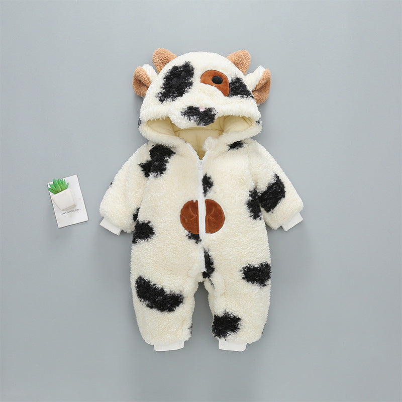 Baby Kid Unisex Animals Cow Jumpsuits Wholesale 221011384