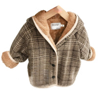 Load image into Gallery viewer, Baby Kid Girls Checked Jackets Outwears Wholesale 20839123
