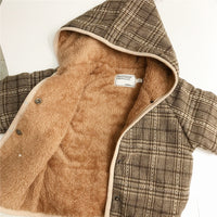 Load image into Gallery viewer, Baby Kid Girls Checked Jackets Outwears Wholesale 20839123
