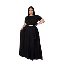 Load image into Gallery viewer, 2 Pieces Set Women Ribbon Solid Color Wholesale 27949417
