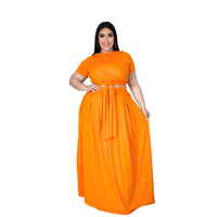 Load image into Gallery viewer, 2 Pieces Set Women Ribbon Solid Color Wholesale 27949417
