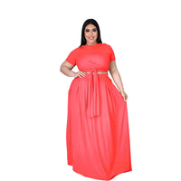 Load image into Gallery viewer, 2 Pieces Set Women Ribbon Solid Color Wholesale 27949417
