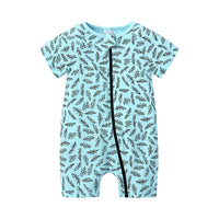 Load image into Gallery viewer, Baby Animal Printed Zipper Romper wholesale 096849
