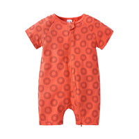Load image into Gallery viewer, Baby Animal Printed Zipper Romper wholesale 096849
