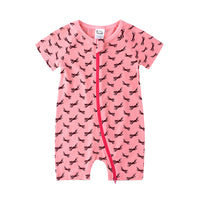 Load image into Gallery viewer, Baby Animal Printed Zipper Romper wholesale 096849
