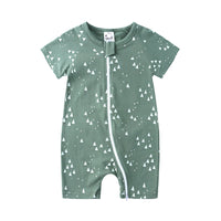Load image into Gallery viewer, Baby Animal Printed Zipper Romper wholesale 096849
