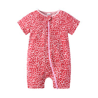 Load image into Gallery viewer, Baby Animal Printed Zipper Romper wholesale 096849
