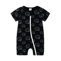 Load image into Gallery viewer, Baby Animal Printed Zipper Romper wholesale 096849
