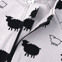Load image into Gallery viewer, Baby Animal Printed Zipper Romper wholesale 096849
