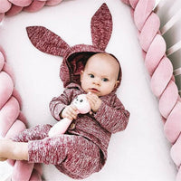 Load image into Gallery viewer, 2 Pieces Little Girl Rabbit Hoodie &amp; Trousers Set Wholesale 29224645
