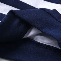 Load image into Gallery viewer, 2 PCS Baby Stripe Top Withe Button Pants Set Wholesale 62464786
