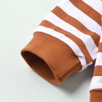 Load image into Gallery viewer, 2 PCS Baby Stripe Top Withe Button Pants Set Wholesale 62464786
