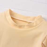 Load image into Gallery viewer, 2 PCS Flutter Sleeve Top Matching Belted Pants Set Wholesale 14644777
